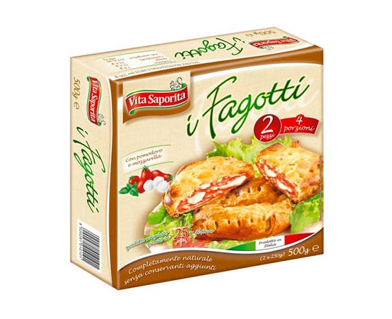 Fagotti tomato and mozzarella