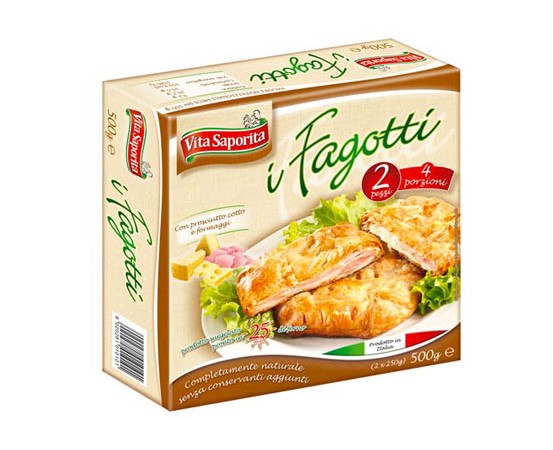 Fagotti ham and cheese