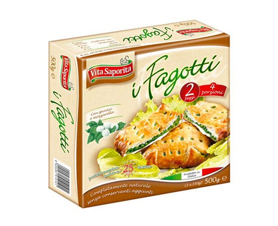 Fagotti spinach and mozzarella